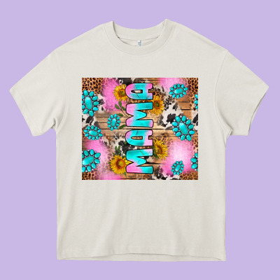 Western Mama Heavy Core Tee Designed By Ranaportraitstore