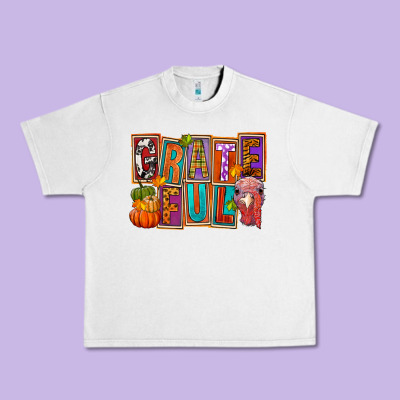 Grateful Thanksgiving Urban Heavy Tee Designed By Fadigitalartstudio