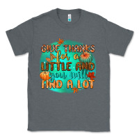 Charcoal Heather give thanks for a little and you will find a lot Classic Tee - CowGirlArtShop