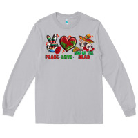Peace Love Day Of The Dead Long Sleeve Tee | Teevron