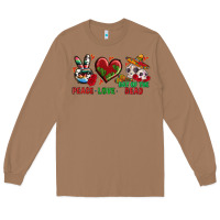 Toasted Coconut Peace Love Day Of The Dead Long Sleeve Tee - BundleAndBundleShop