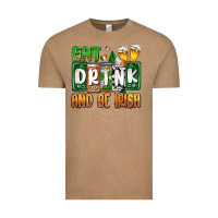 Vintage Coffee St. Patrick's Eat drink and be Irish Vintage Tee - OliviaCreatesArt