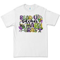 White bead up bitches its mardi gras Premium Tee - CowGirlArtShop