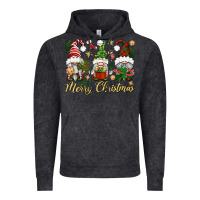 Vintage Black Merry Christmas Gnomes Vintage Hoodie - BundleAndBundleShop