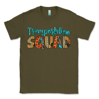 Army Green transportation squad Classic Tee - Artiststas