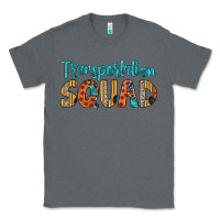 Charcoal Heather transportation squad Classic Tee - Artiststas