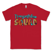 Red transportation squad Classic Tee - Artiststas