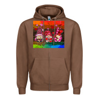 Chestnut valentines day gnome Zipper Hoodie - AdoDesignShop