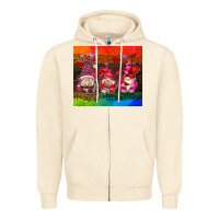 Sandshell valentines day gnome Zipper Hoodie - AdoDesignShop