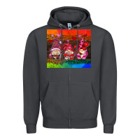 Smoke valentines day gnome Zipper Hoodie - AdoDesignShop