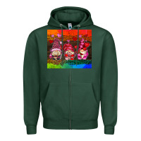Sports Green valentines day gnome Zipper Hoodie - AdoDesignShop