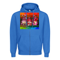 True Royal valentines day gnome Zipper Hoodie - AdoDesignShop