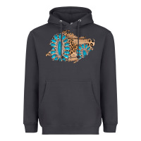 Smoke gemstone wood leopard patch Heavyweight Hoodie - AdoDesignShop