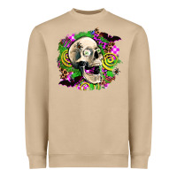 Halloween Skull Heavyweight Sweatshirt | Teevron