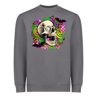 Storm halloween skull Heavyweight Sweatshirt - AdoDesignShop