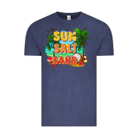 Vintage Denim Sun salt sand Vintage Tee - FaDigitalArtStudio