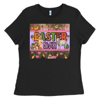 Black Easter day farm animals tumbler Ladies Tee - HowdyJamesFarm