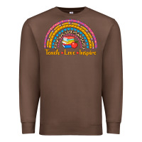 Chestnut back to school rainbow teach love inspire Premium Sweatshirt - AdoDesignShop