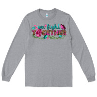 Heather Grey We Fight Together Long Sleeve Tee - BundleAndBundleShop