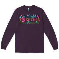 Plum We Fight Together Long Sleeve Tee - BundleAndBundleShop