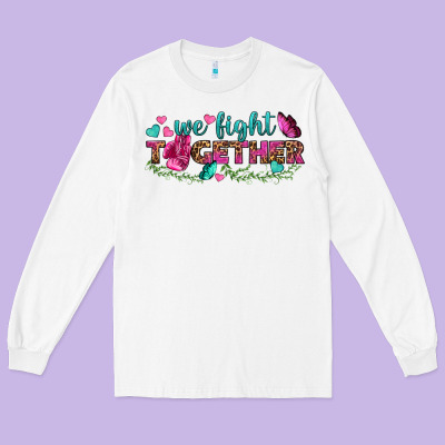 We Fight Together Long Sleeve Tee Designed By Bundleandbundleshop