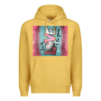Antique Gold for the love of the game volleyball Premium Hoodie - Jasminsmagicworld