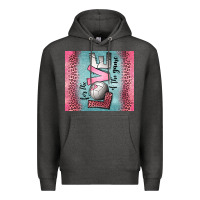 Charcoal Heather for the love of the game volleyball Premium Hoodie - Jasminsmagicworld