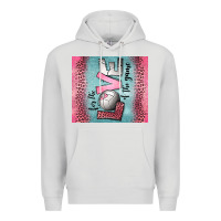 Dove Grey for the love of the game volleyball Premium Hoodie - Jasminsmagicworld