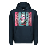 Navy for the love of the game volleyball Premium Hoodie - Jasminsmagicworld