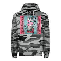Slate Camo for the love of the game volleyball Premium Hoodie - Jasminsmagicworld