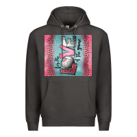 Smoke for the love of the game volleyball Premium Hoodie - Jasminsmagicworld
