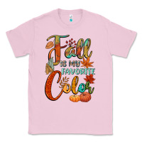 Bubblegum Pink fall is my favorite color Classic Tee - CowGirlArtShop