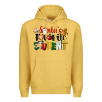 Santa's Favorite Student Christmas Premium Hoodie | Teevron