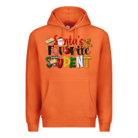 Carrot santa's favorite student christmas Premium Hoodie - LillyAllenDesigns