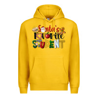 Lemon santa's favorite student christmas Premium Hoodie - LillyAllenDesigns
