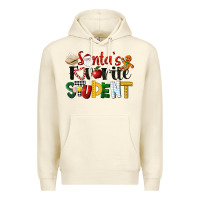 Sandshell santa's favorite student christmas Premium Hoodie - LillyAllenDesigns