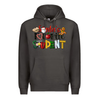 Smoke santa's favorite student christmas Premium Hoodie - LillyAllenDesigns