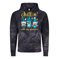 Cloud Black chillin' with my gnomies Vintage Hoodie - BundleAndBundleShop