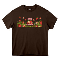 Chocolate Brown feeling berry good Heavy Core Tee - TumblerDesignByShophia