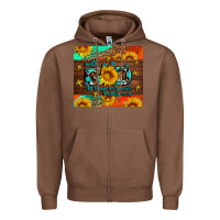 Chestnut with god all things are possible Zipper Hoodie - AdoDesignShop