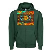 Sports Green with god all things are possible Zipper Hoodie - AdoDesignShop