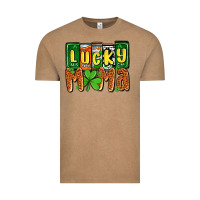 Vintage Coffee St. Patrick's lucky mama Vintage Tee - OliviaCreatesArt