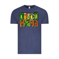 Vintage Denim St. Patrick's lucky mama Vintage Tee - OliviaCreatesArt