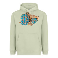 Matcha gemstone wood leopard patch Heavyweight Hoodie - AdoDesignShop