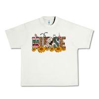 Pistachio Western Nurse Sunflower Urban Heavy Tee - FaDigitalArtStudio