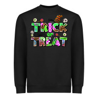 Black trıck or treat Heavyweight Sweatshirt - AdoDesignShop