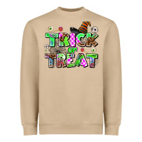 Trıck Or Treat Heavyweight Sweatshirt | Teevron