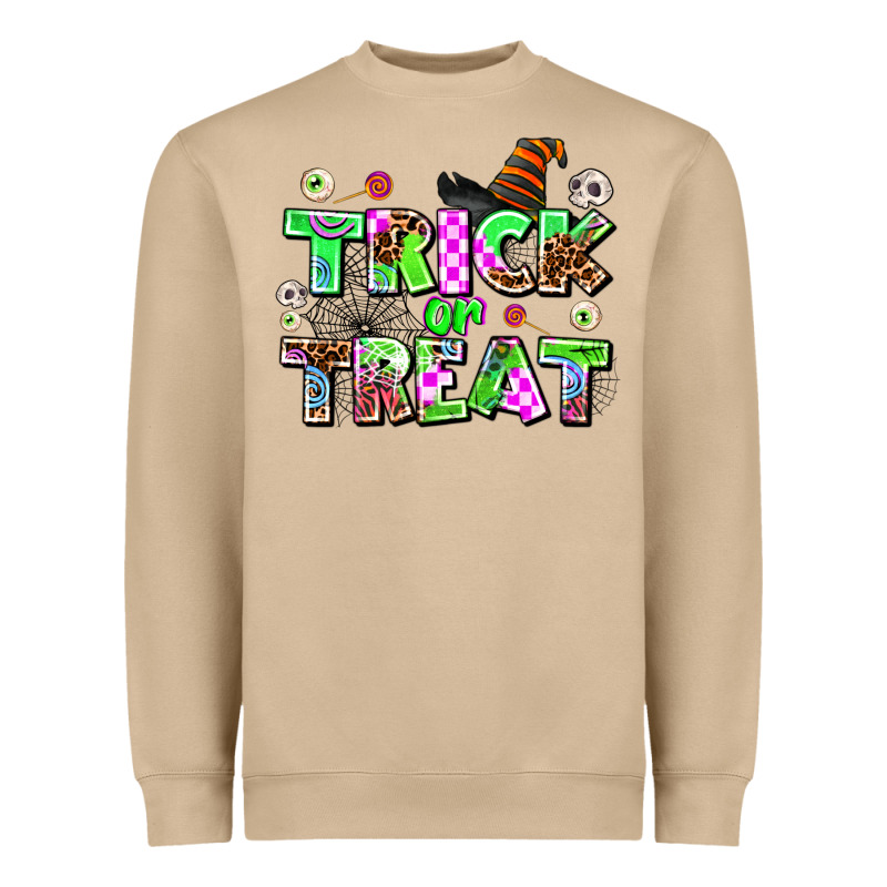 Trıck Or Treat Heavyweight Sweatshirt by AdoDesignShop | Teevron