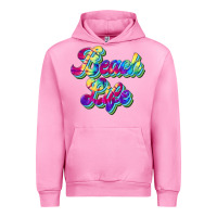Fuchsia Pink beach life Urban Hoodie - JahusDesignShop