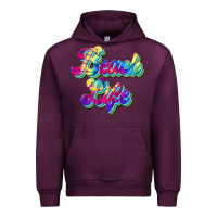 Mauve Wine beach life Urban Hoodie - JahusDesignShop